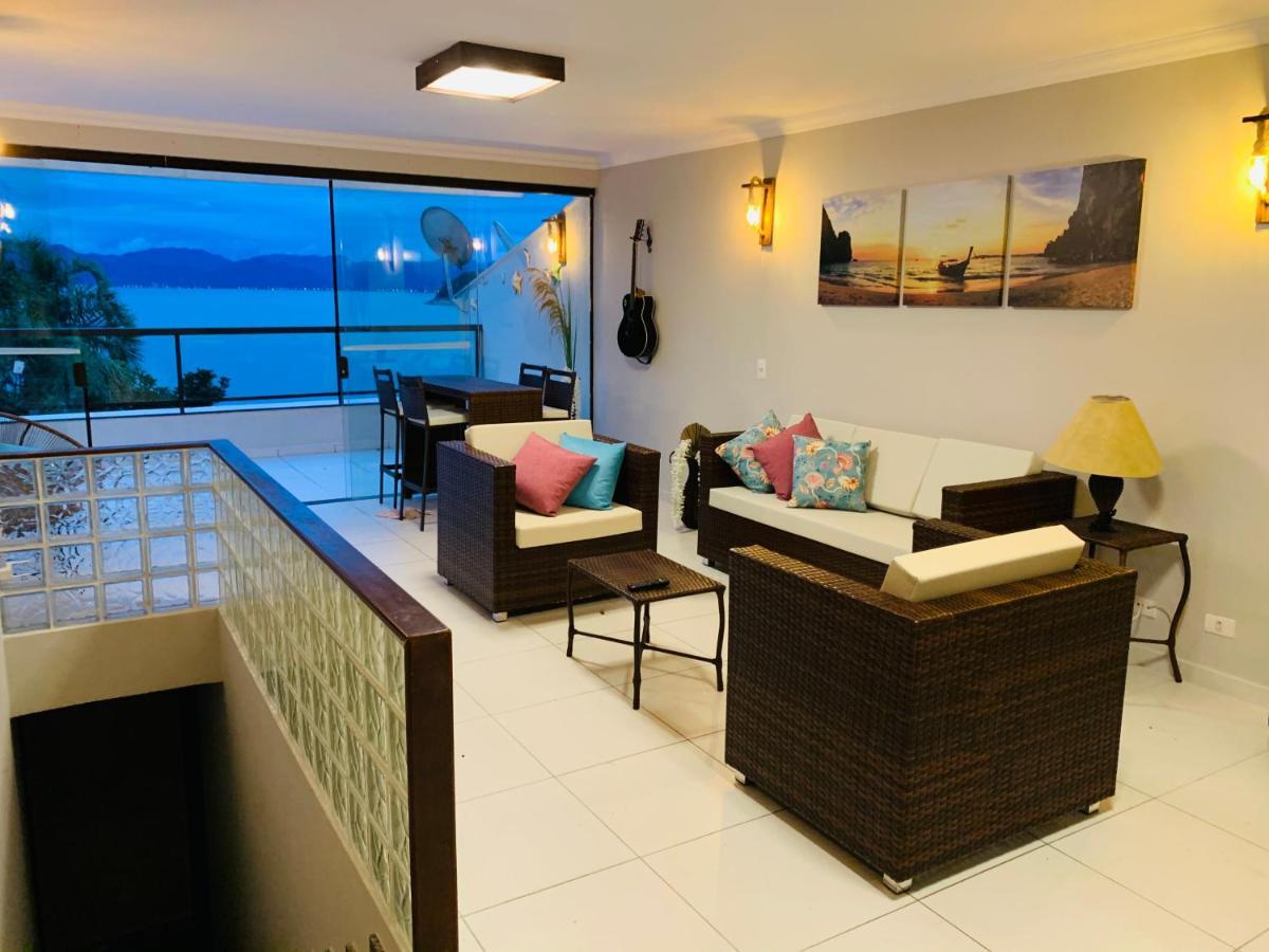 Lindo Duplex Pe Na Areia Com Praia Privativa Caraguatatuba Exterior foto