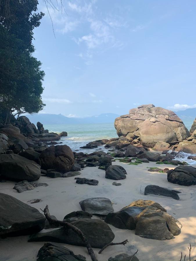 Lindo Duplex Pe Na Areia Com Praia Privativa Caraguatatuba Exterior foto